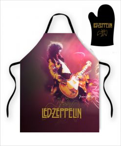 Mandil parrillero LED ZEPPELIN