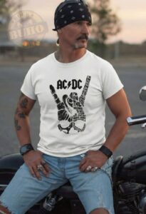 ACDC Highway to Hell blanco