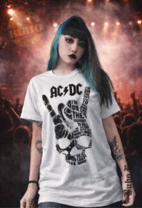 ACDC Highway to Hell blanco