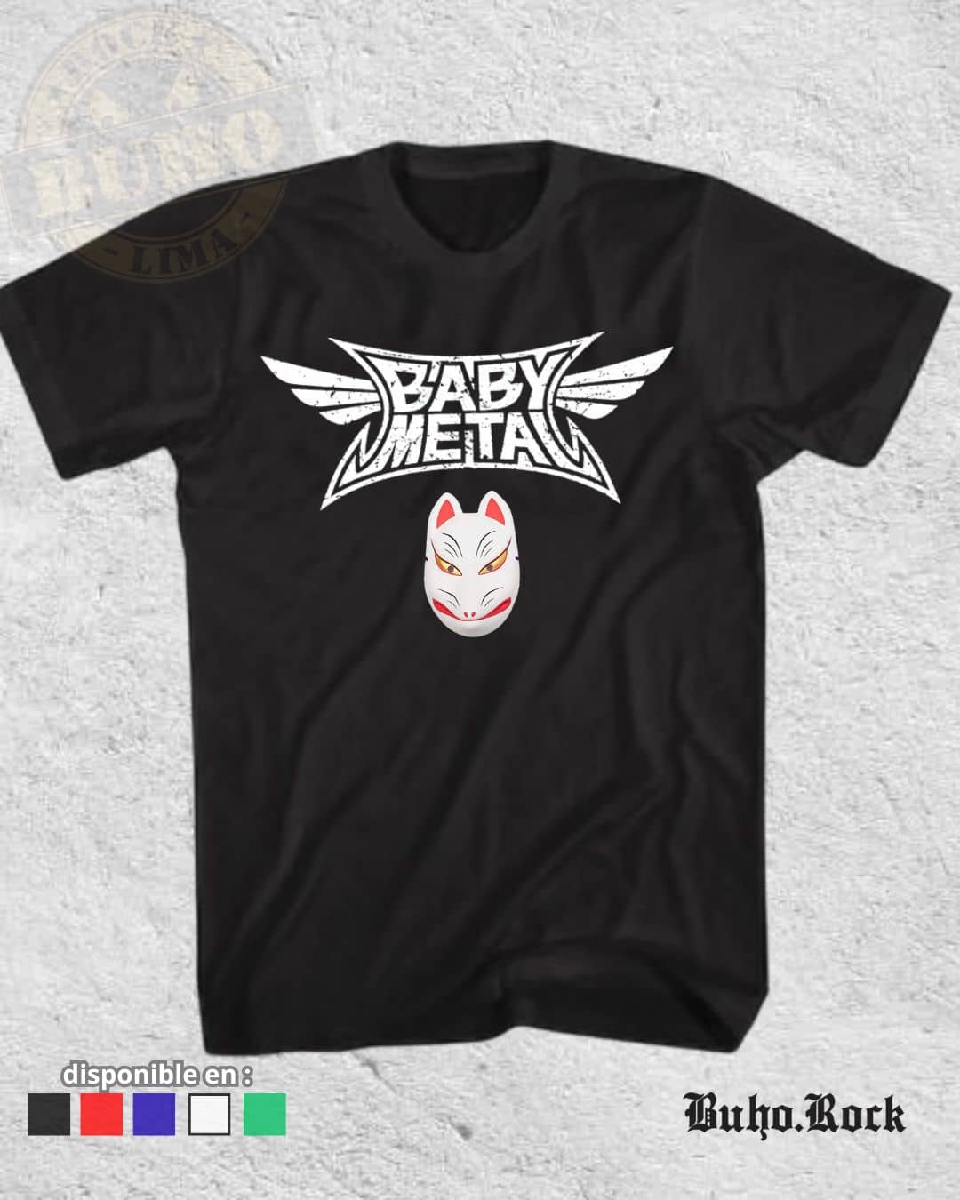BABYMETAL en lima, polos de BABYMETAL
