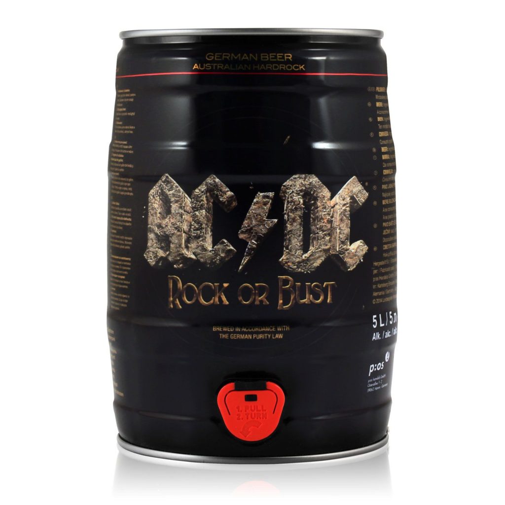 Cerveza Barril ACDC 5 Litros
