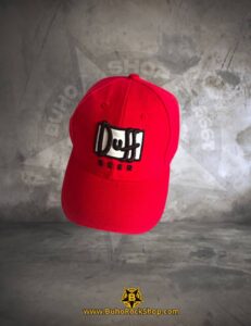 Cerveza DUFF gorra roja