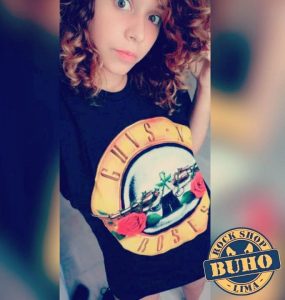 GUNS N ROSES dama Oversize escudo