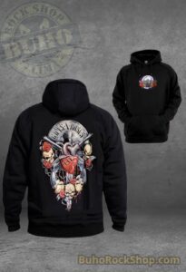 GUNS N ROSES polera Guns and Skull