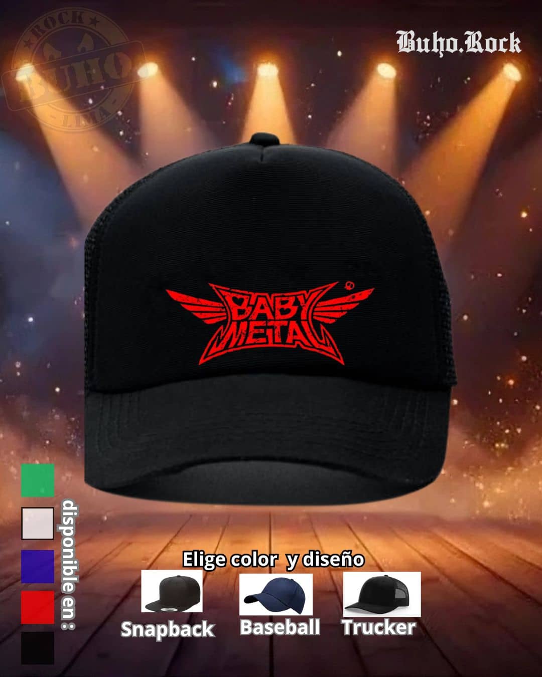 BABYMETAL en lima, polos de BABYMETAL