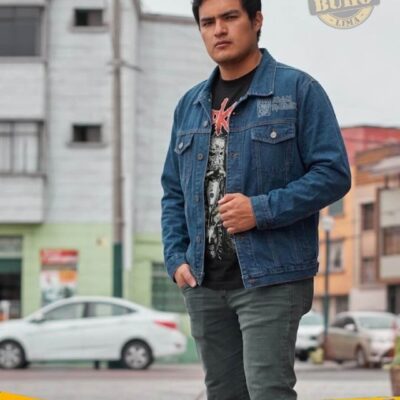 polos iron maiden, casacas iron maiden, poleras iron maiden, casacas jean metal, denim jacket iron maiden