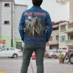 polos iron maiden, casacas iron maiden, poleras iron maiden, casacas jean metal, denim jacket iron maiden