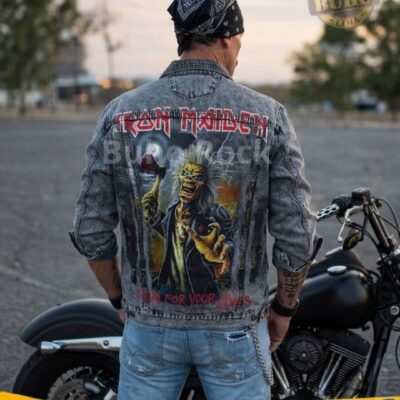polos iron maiden, casacas iron maiden, poleras iron maiden, casacas jean metal, denim jacket iron maiden