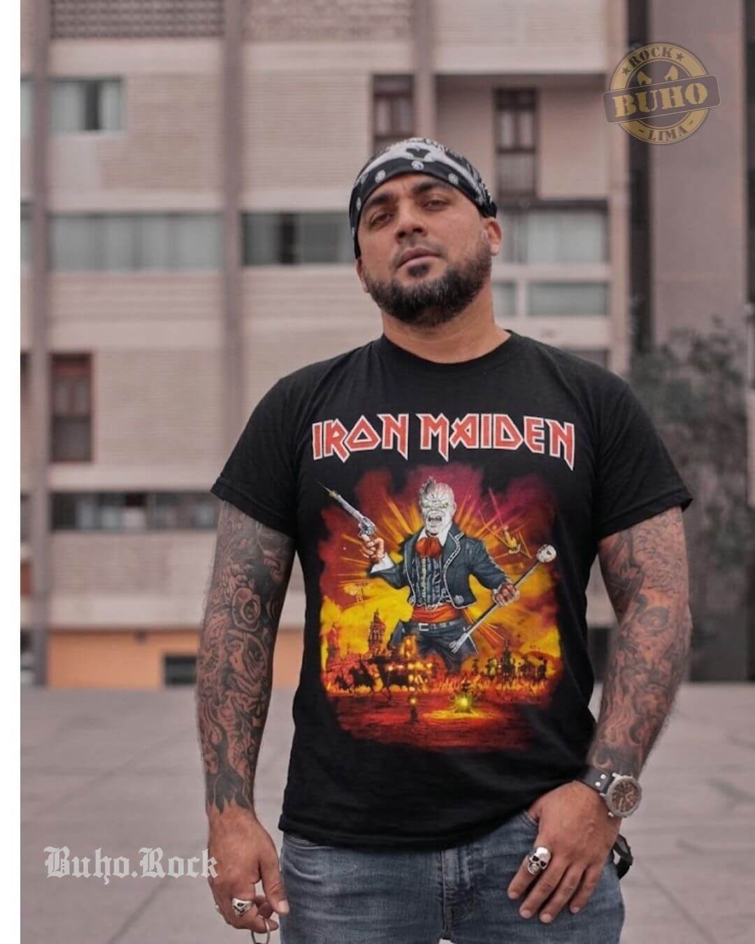 playeras de iron maiden mexico