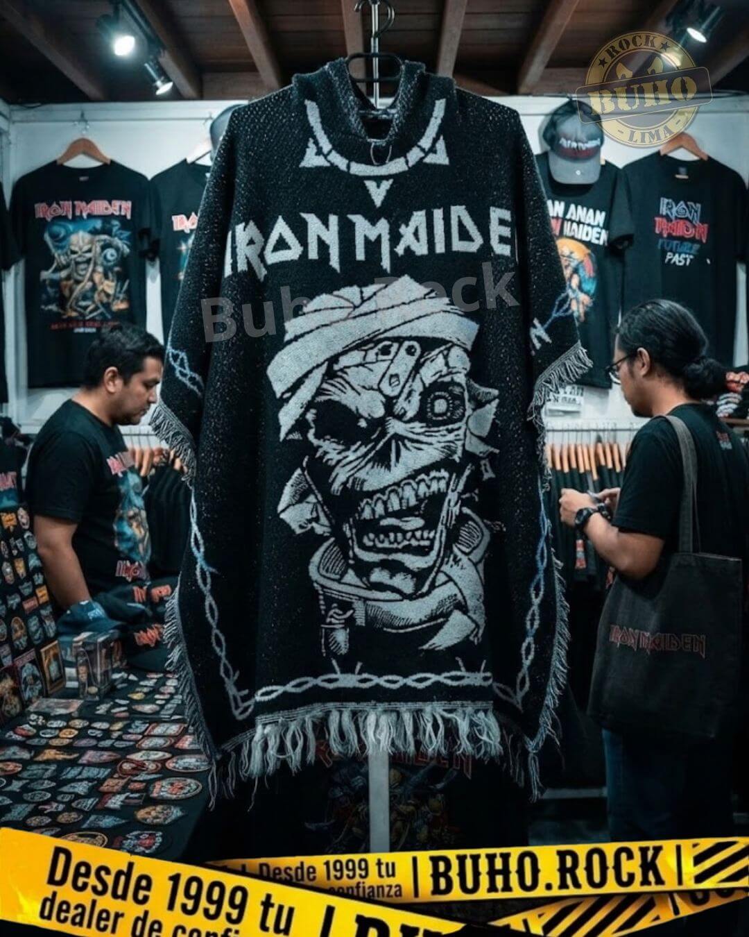 casaca iron maiden, poleras iron maiden
