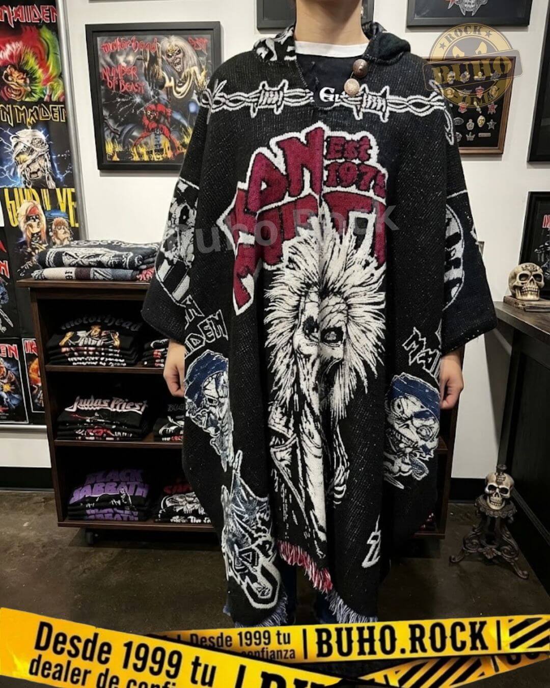 casaca iron maiden, poleras iron maiden