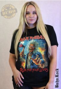 Oversize IRON MAIDEN Run for Your Lives