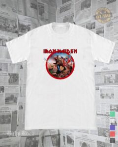 IRON MAIDEN Trooper blanco
