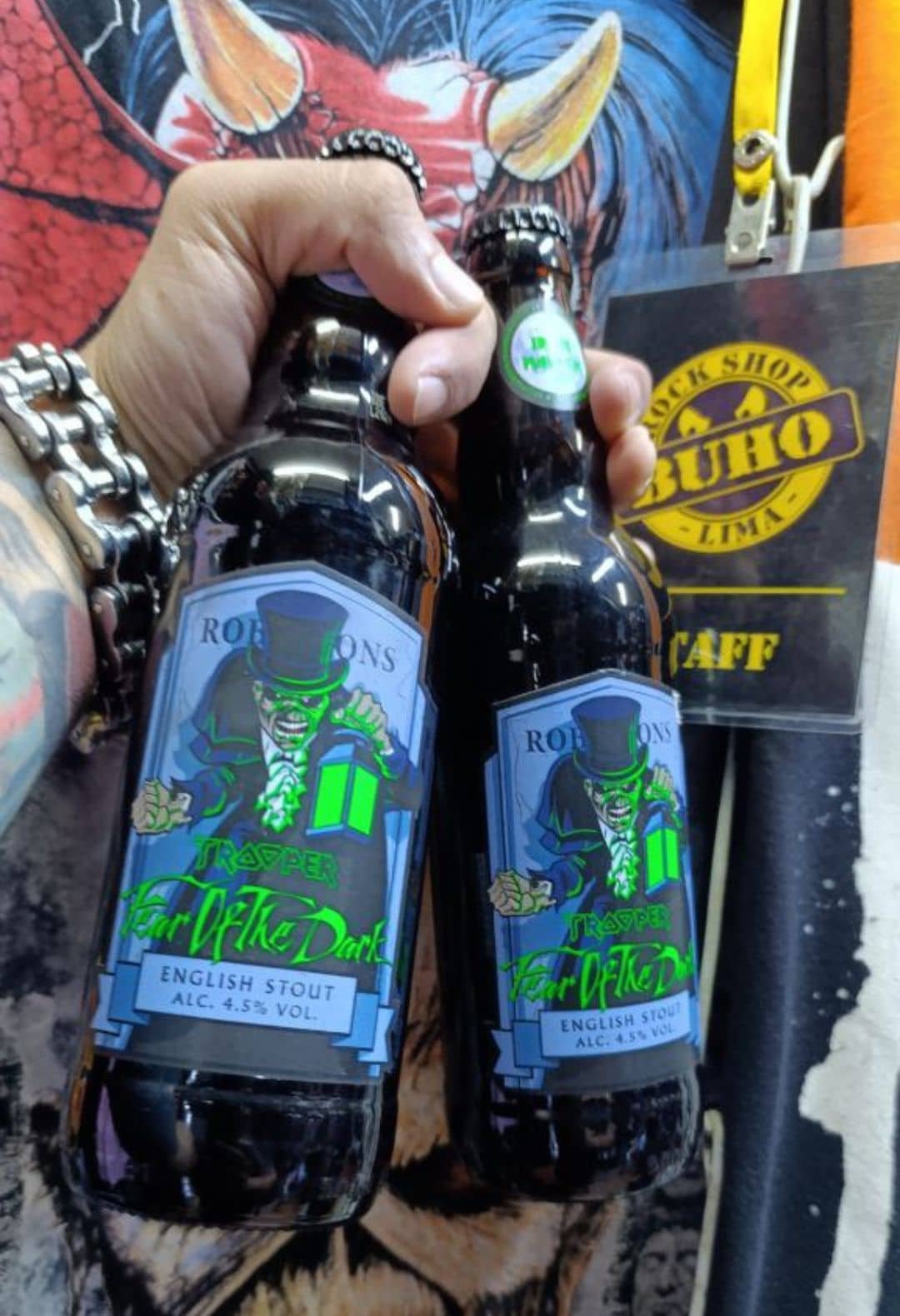 cerveza de IRON MAIDEN
