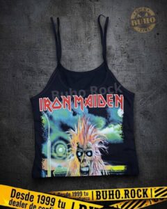 IRON MAIDEN tiras dama y oversize