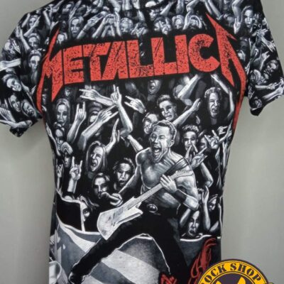 polos polera de metallica, james hetfield