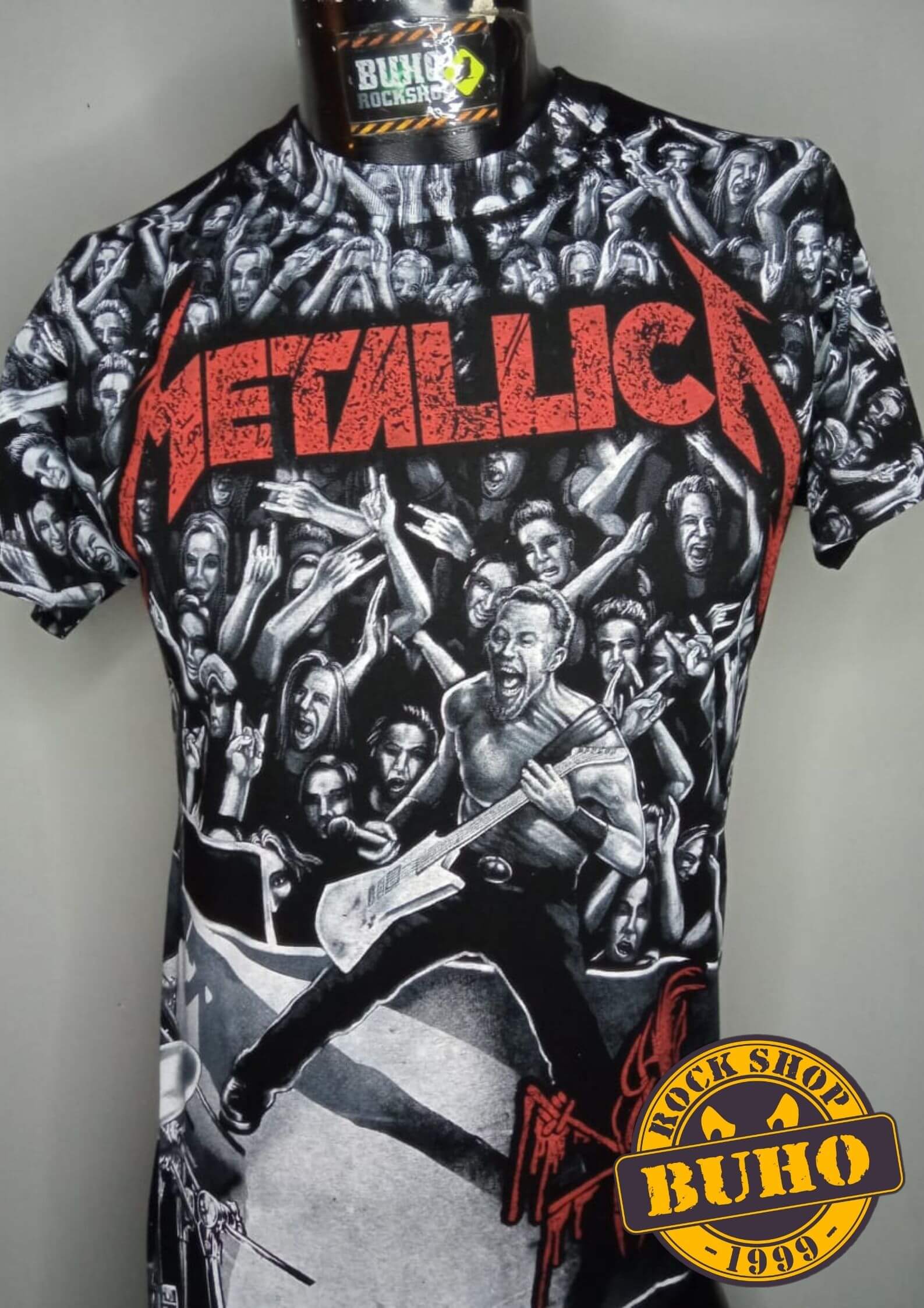 polos polera de metallica, james hetfield