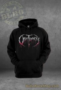 OBITUARY polera logo