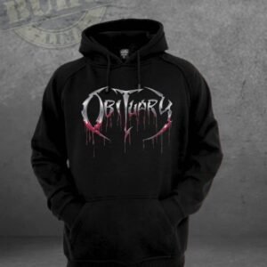 OBITUARY polera logo