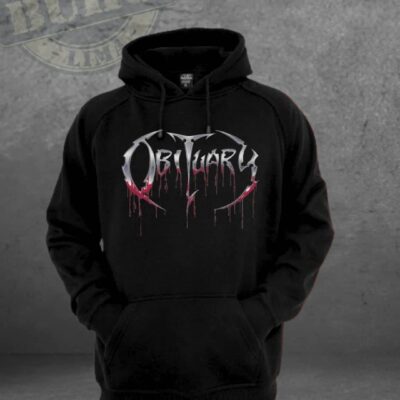 OBITUARY polera logo