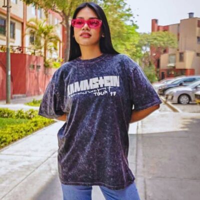 polo de RAMMSTEIN tela lavada