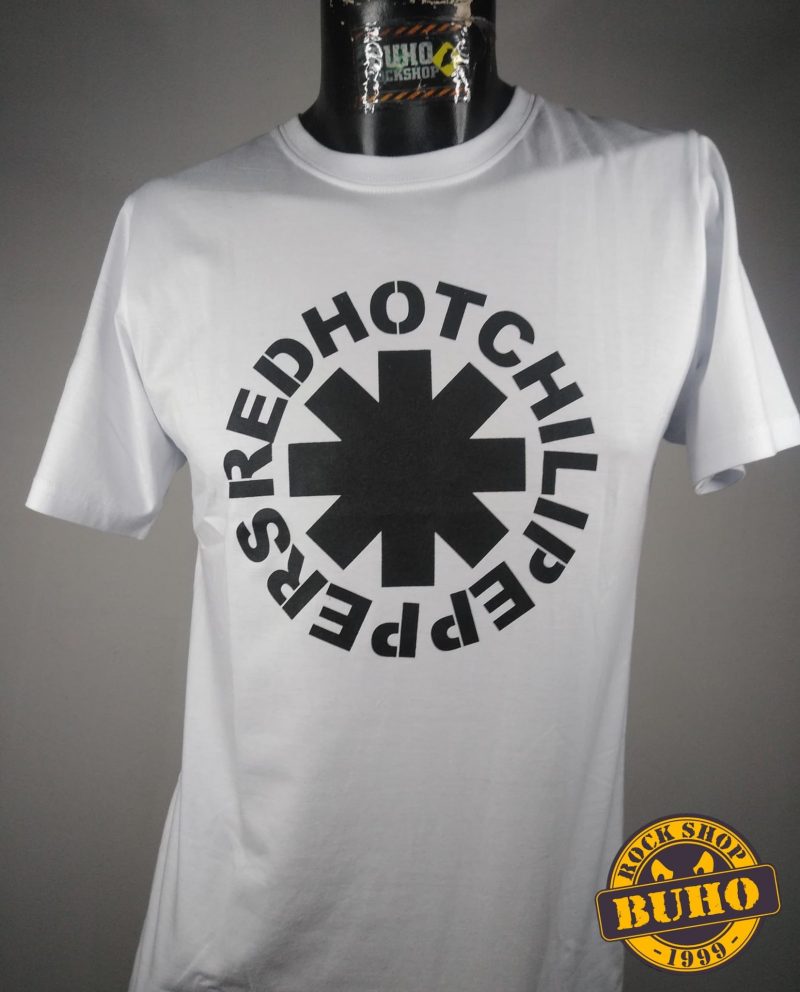 polo blanco de red hot chili peppers
