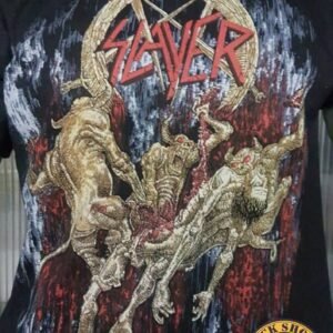 polos de slayer, polos cobertura, polos thrash, galerias brasil, slayer hell awaits - premium