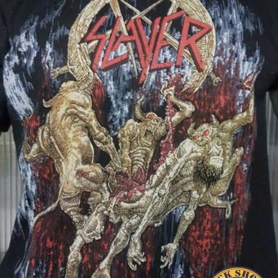 polos de slayer, polos cobertura, polos thrash, galerias brasil, slayer hell awaits - premium