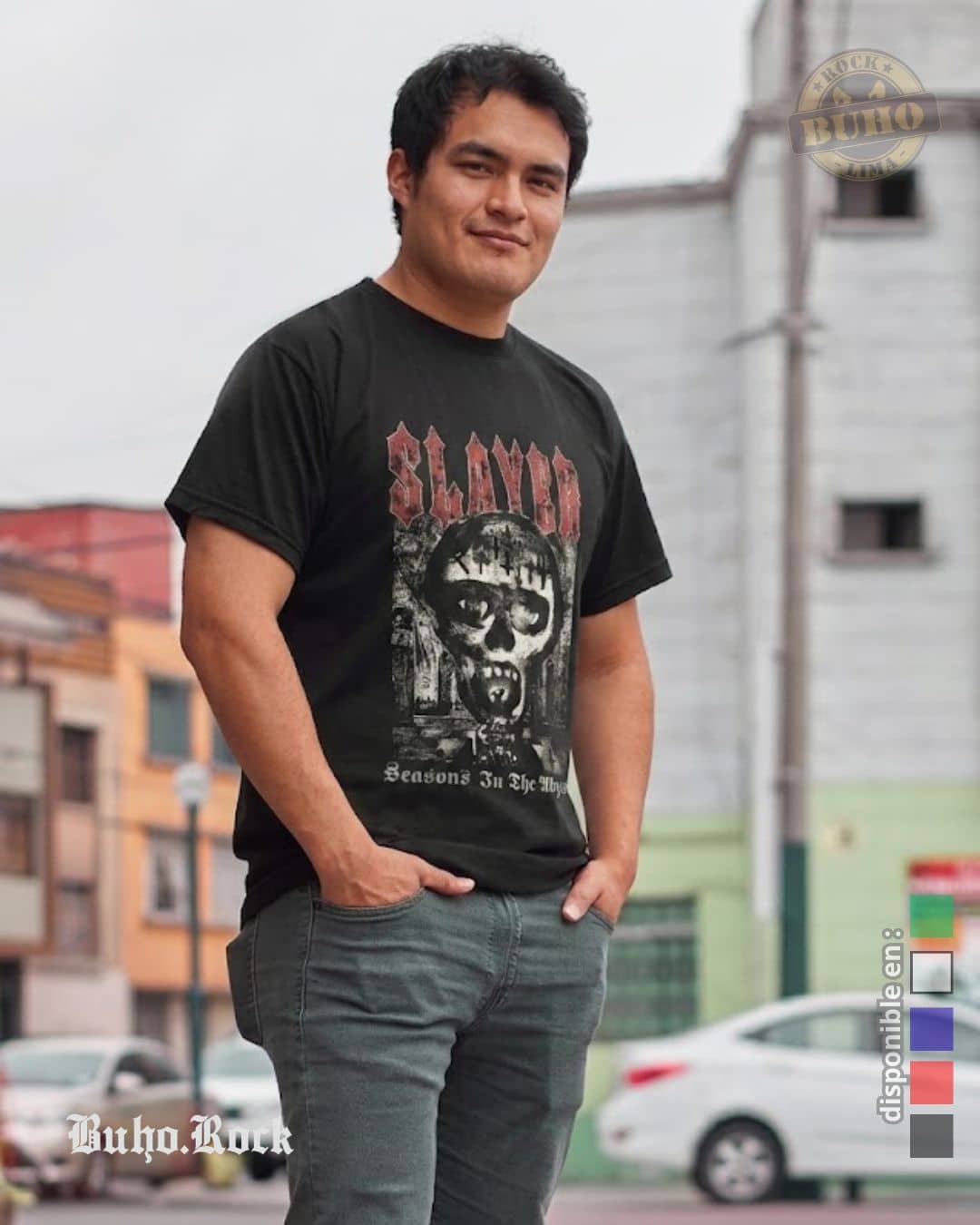 poleras slayer, slayer en santiago