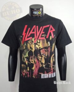 polo de slayer reign in blood, slayer en santiago, polera slayer