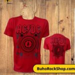 polo de acdc black ice rojo
