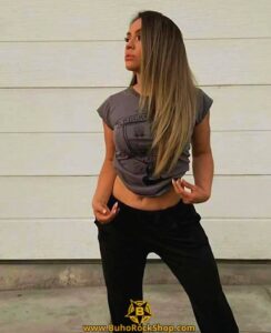 ACDC Crop by Melanie Rose