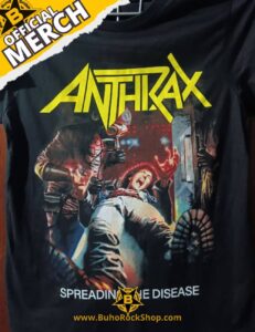 ANTHRAX Spreading the Disease official merch 🇺🇸