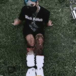 polo de black sabbath oversize