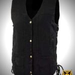 chalecos jean , chalecos para motociclista, chalecos de cuero, guantes, tienda de polos