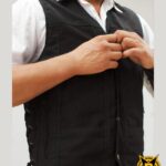 chalecos jean , chalecos para motociclista, chalecos de cuero, guantes, tienda de polos