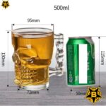 chopp de cerveza calavera