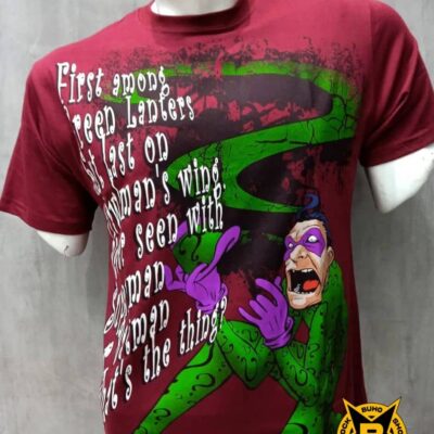 polo el acertijo granate, polos de batman