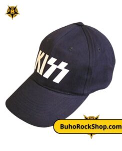 Gorra KISS logo blanco