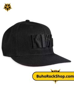 Gorra 3D KISS logo negro