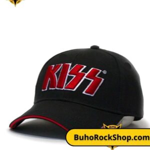 gorra de kiss logo rojo