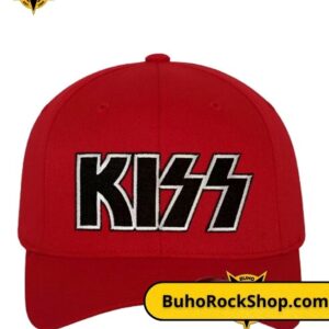 gorra de kiss roja