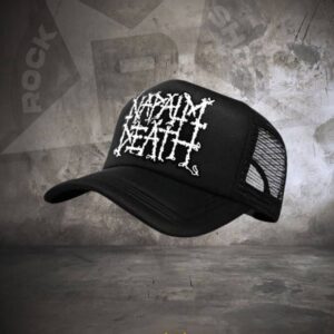 gorra de napalm death, napalm death en lima