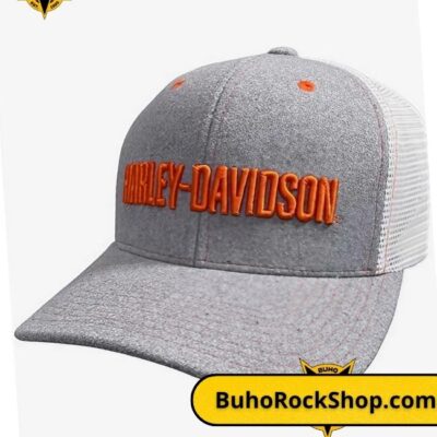 gorra 3d gris harley davidson