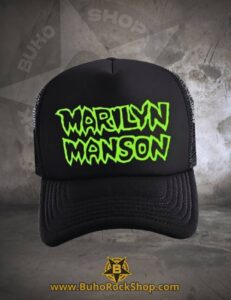 gorra Marilyn Manson logo verde