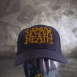 gorra de napalm death, napalm death en lima