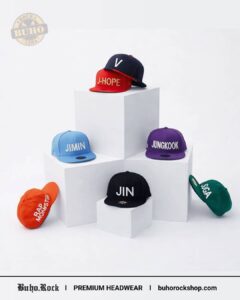 gorras de integrantes BTS