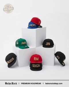 gorras BTS integrantes