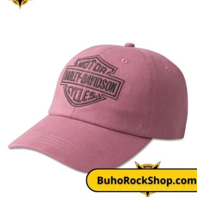 harley davidson gorra rosada