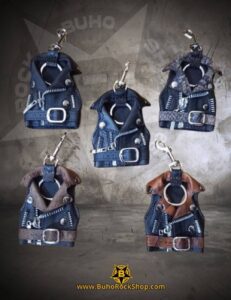 Llaveros CHALECO de Cuero